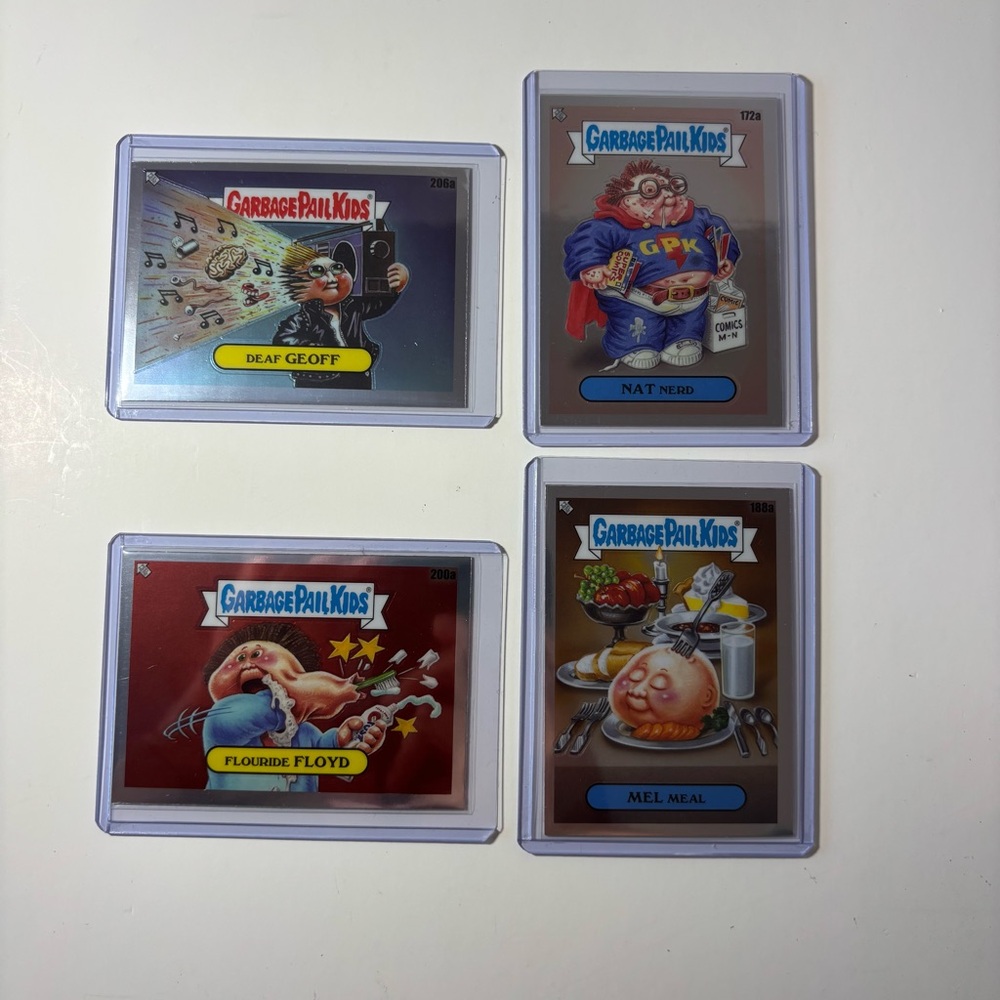 2022 Garbage Pail Kids Topps Chrome Base set lot of 4